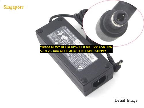 *Brand NEW* DELTA DPS-90FB A00 12V 7.5A 90W 5.5 x 2.5 mm AC DC ADAPTER POWER SUPPLY